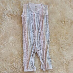 Striped Sleeveless Romper